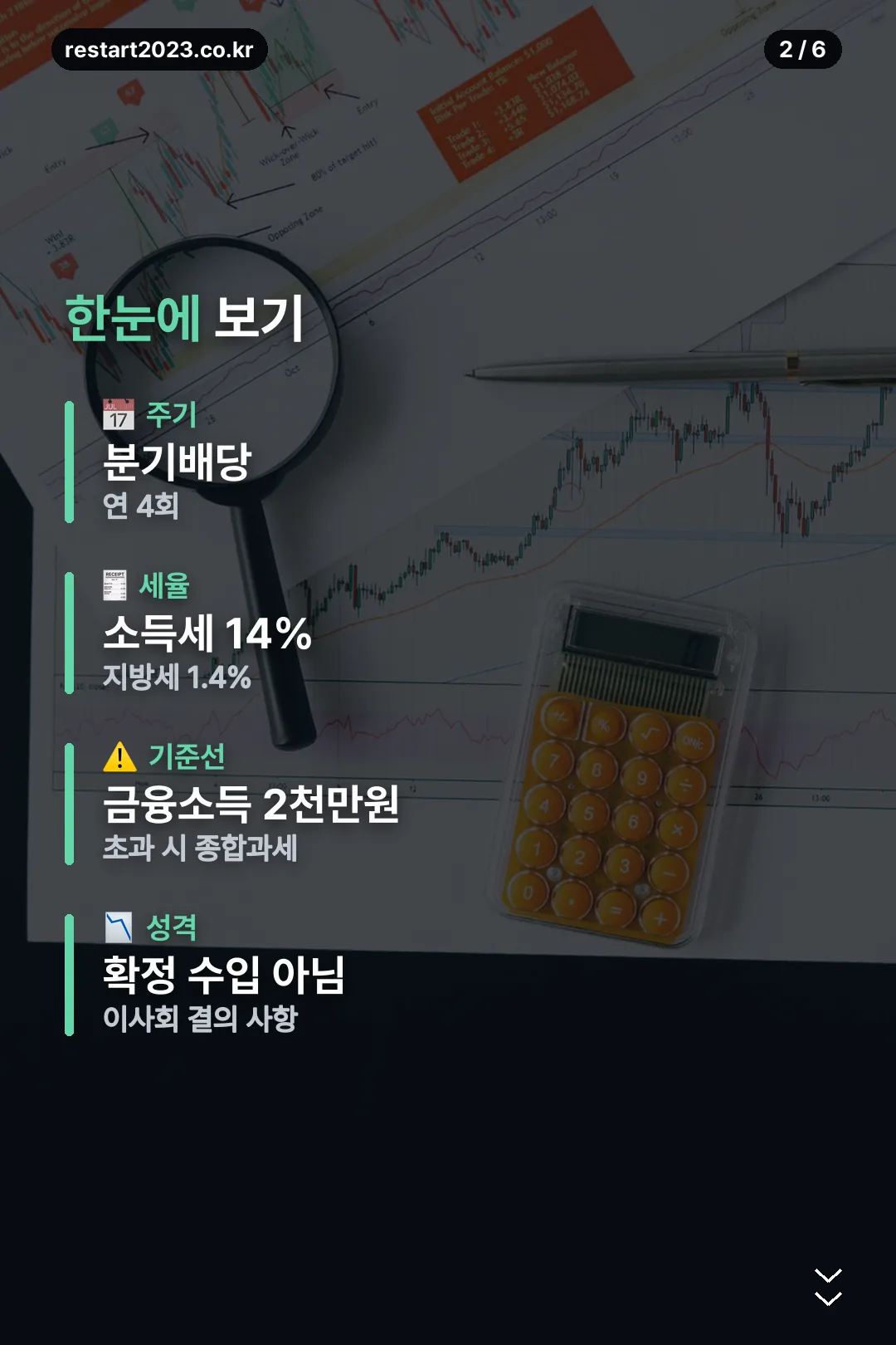 배당과 세금 요약