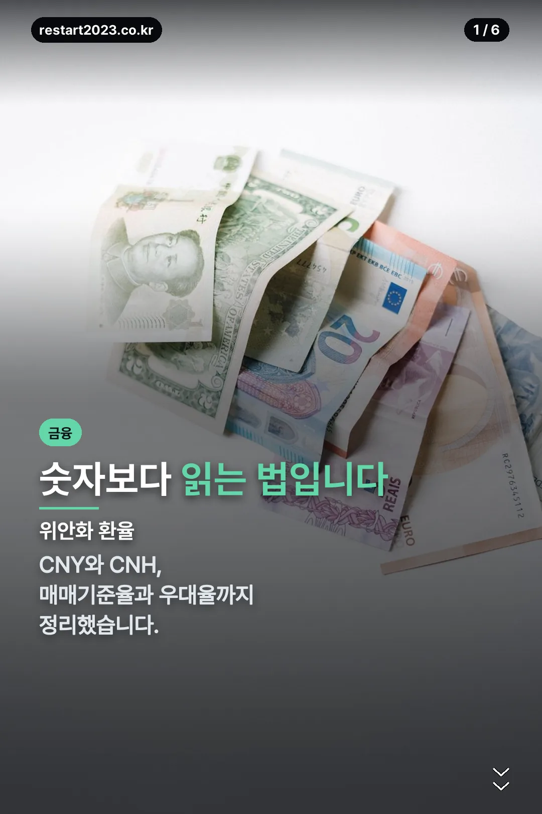 위안화 환율 표지