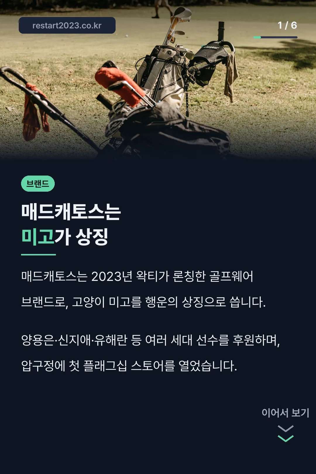 매드캐토스는 미고가 상징
