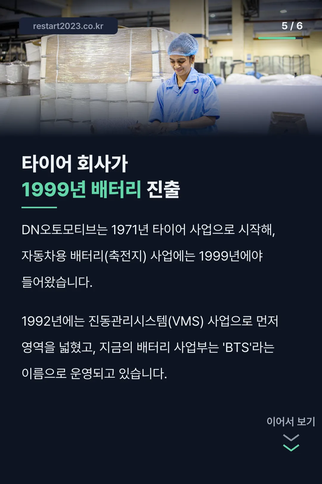 배터리 사업 진출 연표